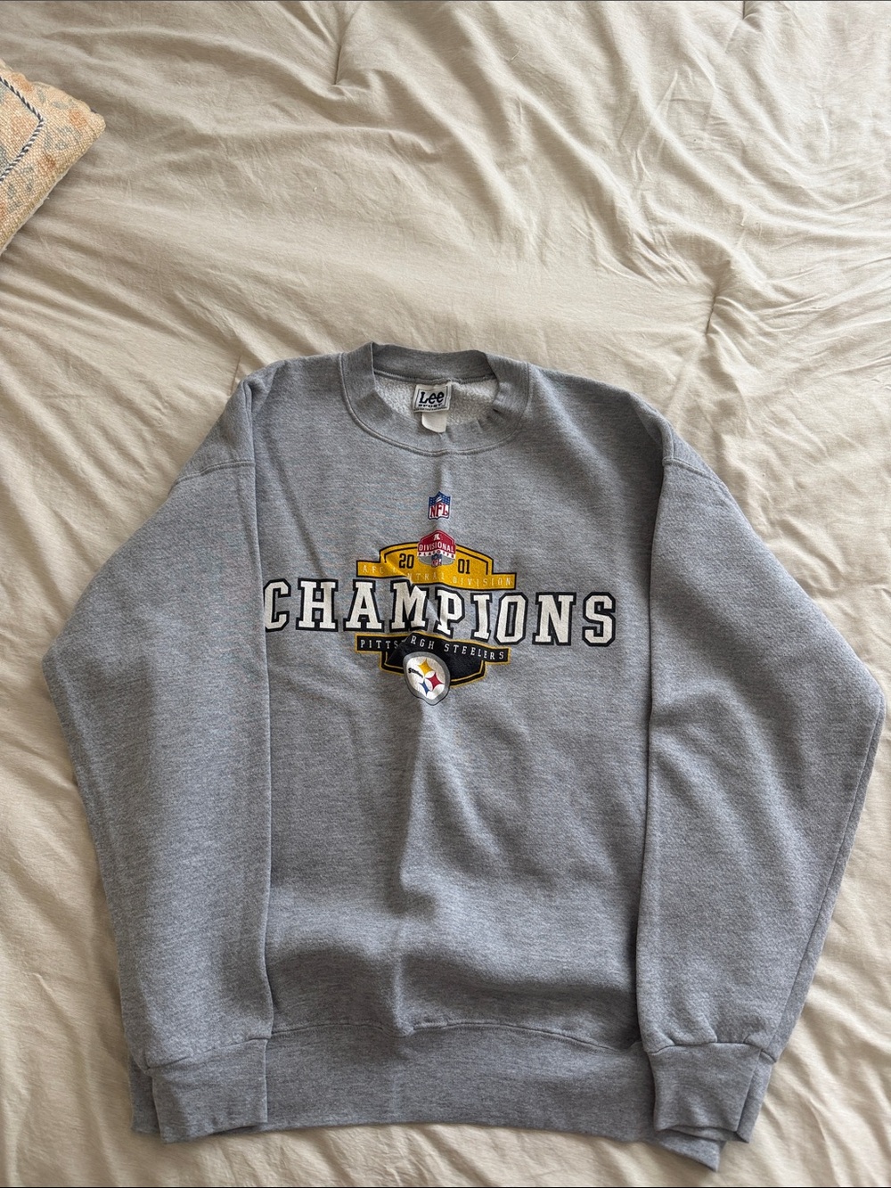 Lee Gray "Champions" Pittsburgh Steelers Crewneck Sweatshirt